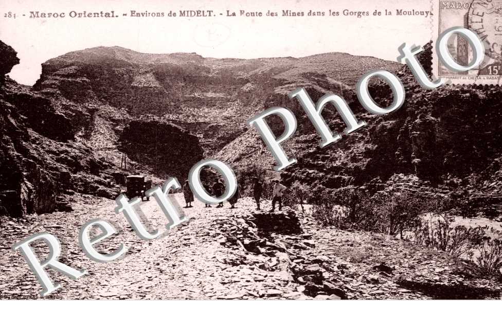 la Route des Mines dans les Gorges de Moulouya