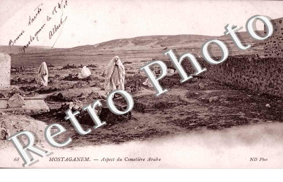Aspect du Cimetiere Arabe