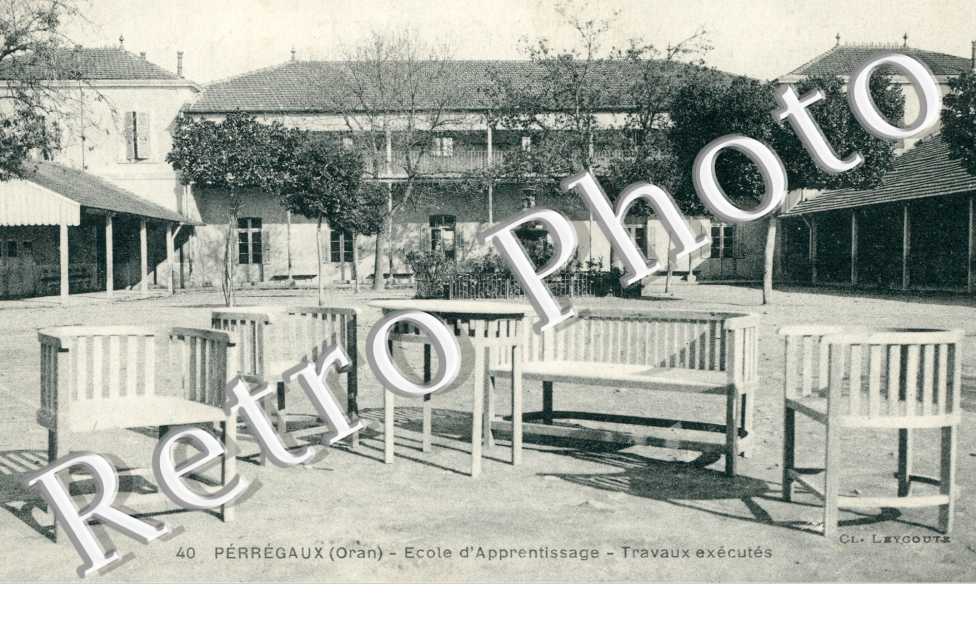Ecole d'apprentissage, travaux effectues