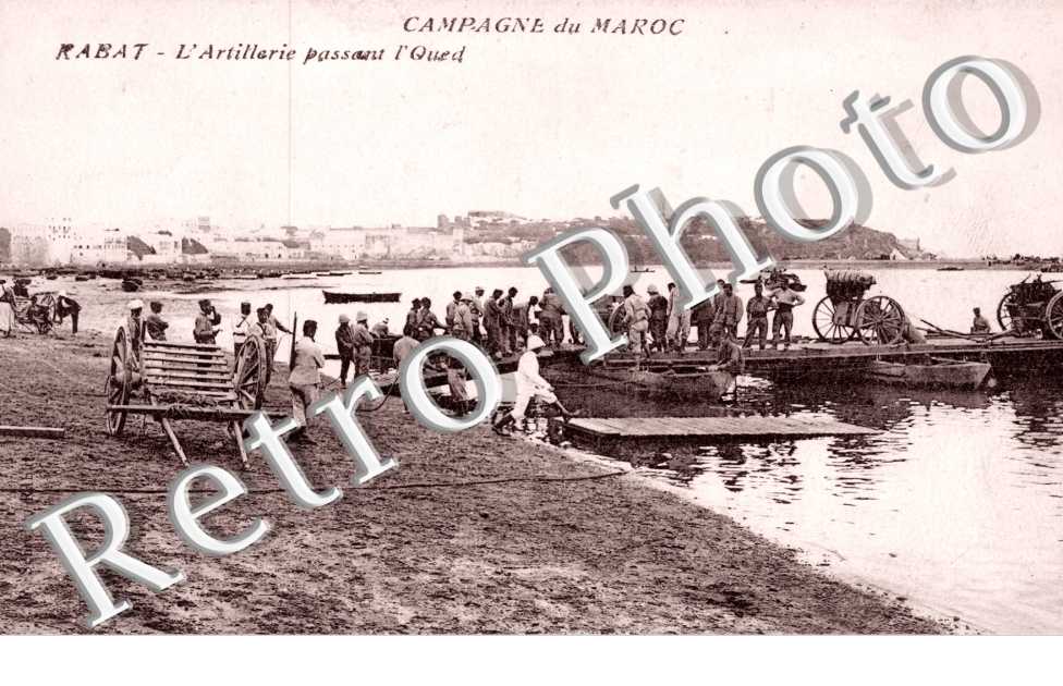 l'Artillerie passant passant l'Oued
