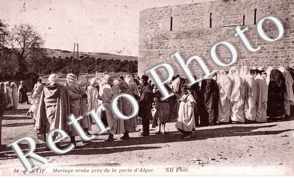 Mariage arabe pres de la Porte d'Alger