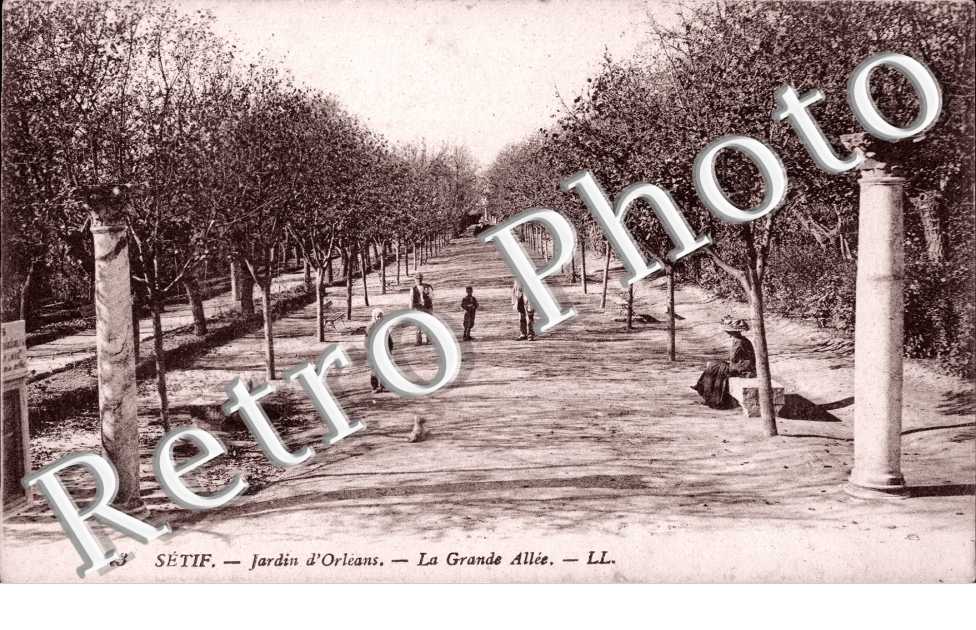 Jardin d'Orlean, la grande allee