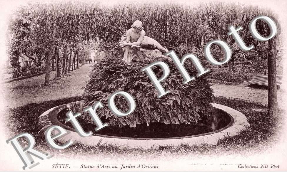 Statue d'Acis au Jardin d'Orleans