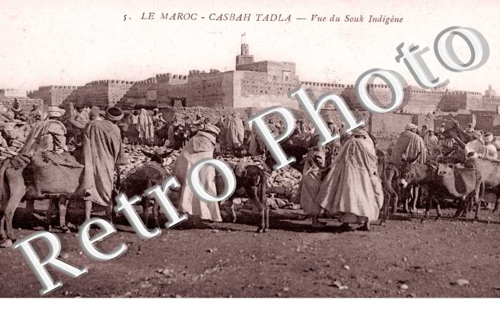 Casbah - Vue du Souk Indigene