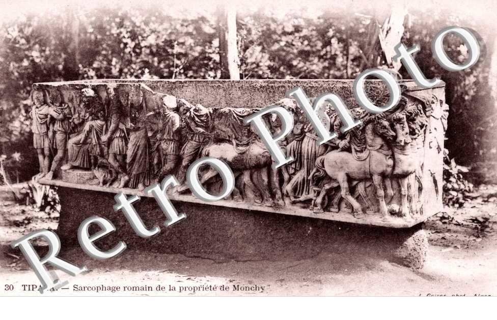 Sarcophage romain de la propriete de Monchy