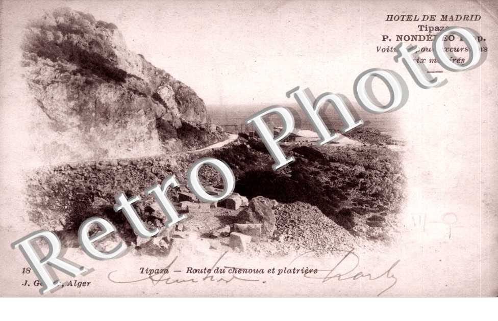 Route de Chenoua et platriere