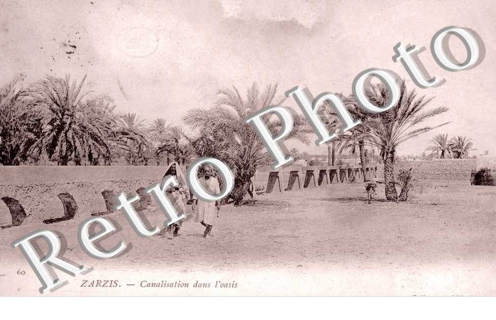 Canalisation dans l'Oasis