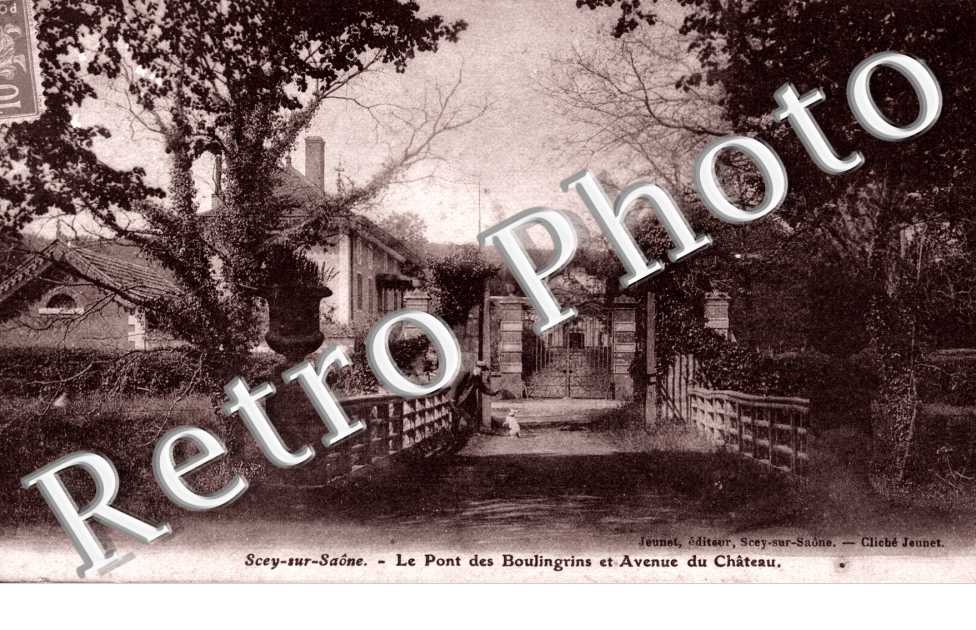le pont des Boulingrins et Avenue du Chateau