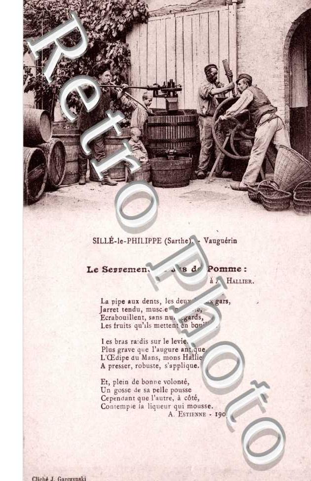 Le serrement du jus de pomme a A. Hallier - A. Estienne 1909