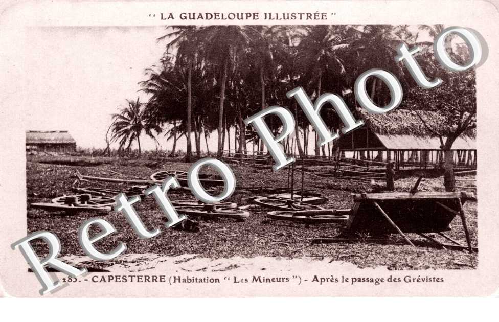Habitation "Les Mineurs" - apres le passage des grevistes