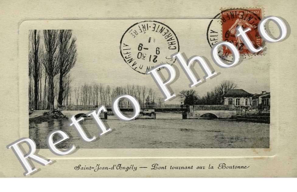 Pont tournant sur la Boutonne