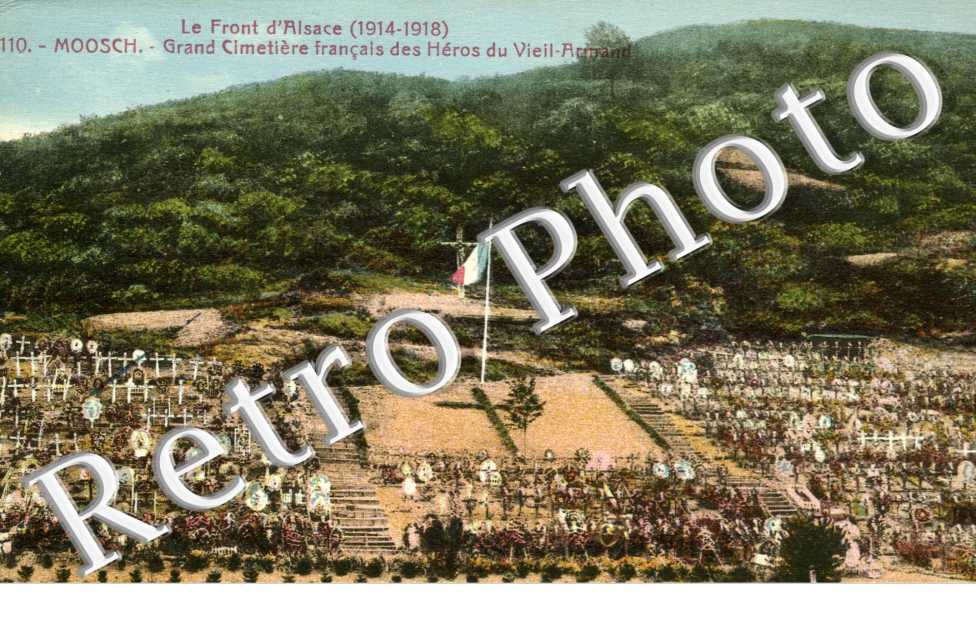 Grand cimetiere francais des heros du Vieil Armand