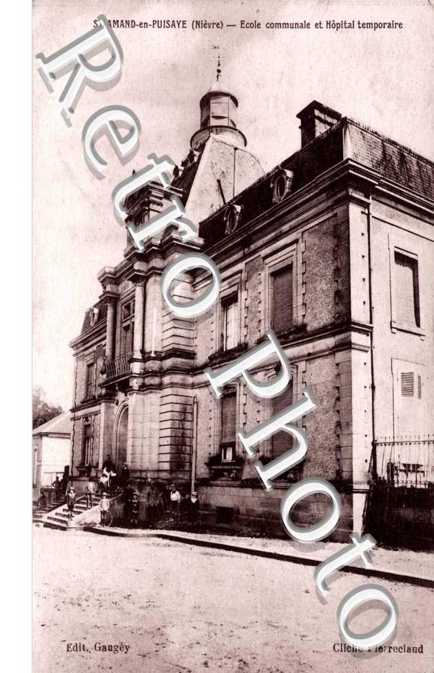 Ecole communale et hopital temporaire