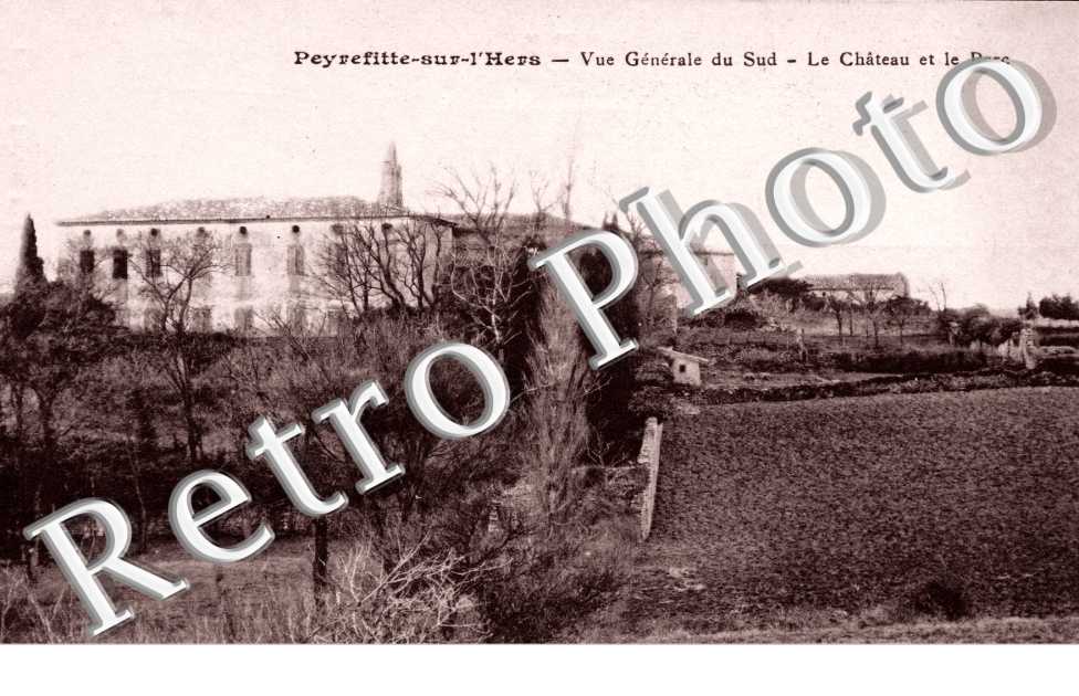 vue generale du sud Le chateau et le parc