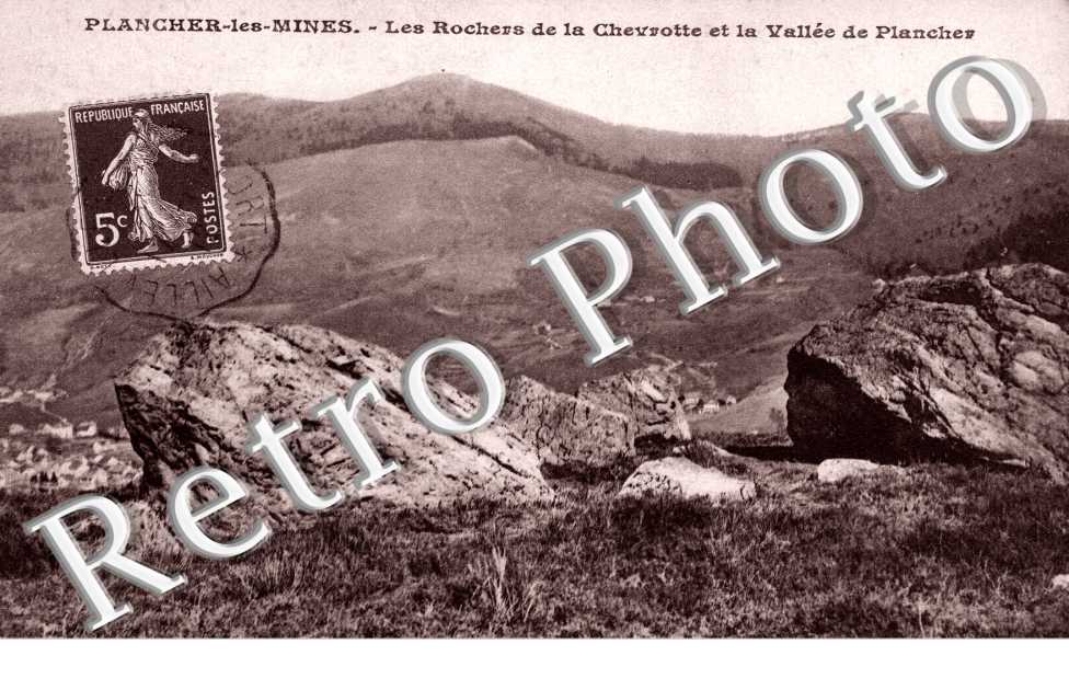 Les Rochers de la Chevrotte et la Vallee de Plancher