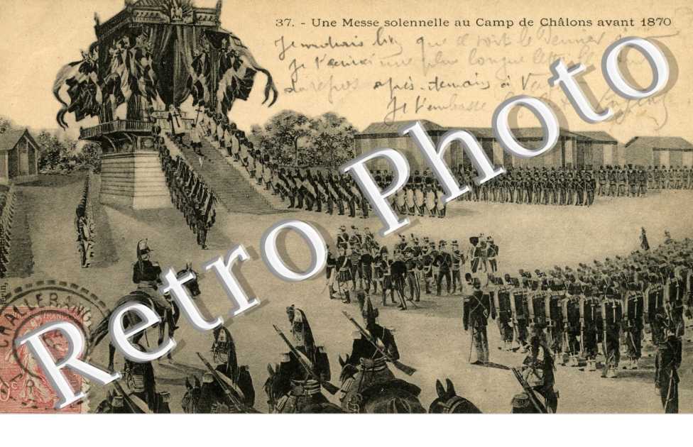 une messe solebbelle au camp de Chalons avant 1870