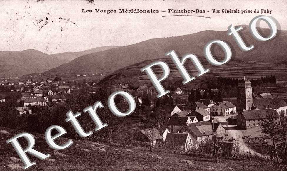 Vue generale prise du Faby