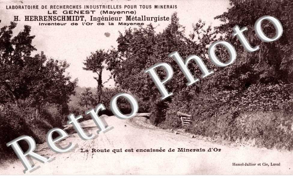 Laboratoire de Recherches Industrielles - H. Herrenschmidt Ingenieur - Minerais d'or