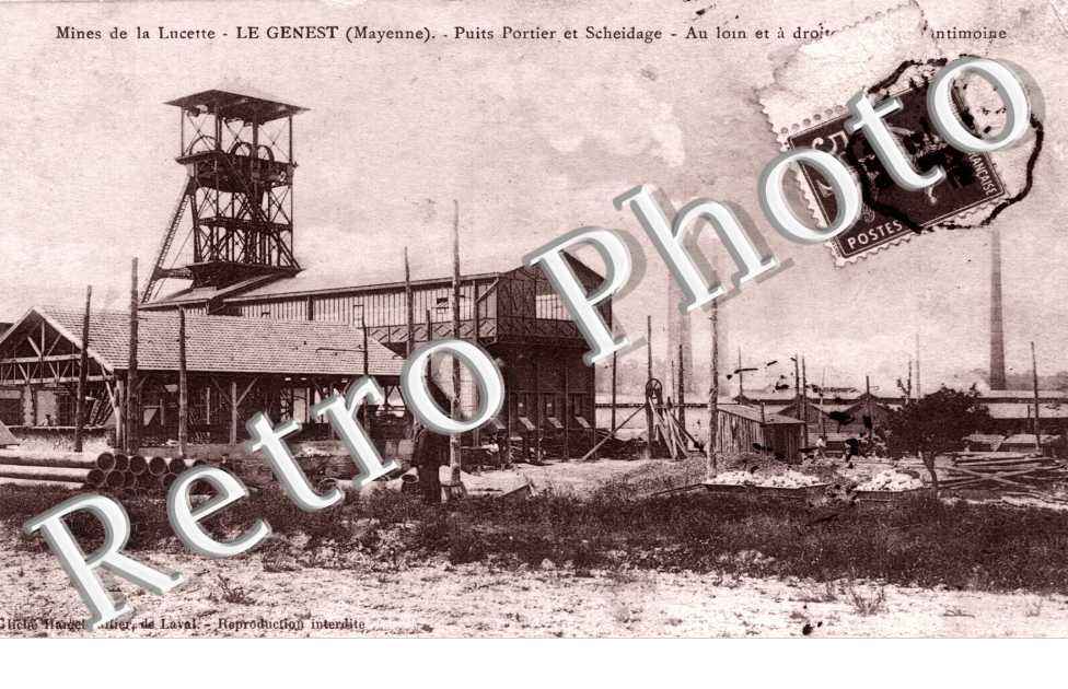 Mines de la Lucette - Puits Portier et Scheidage