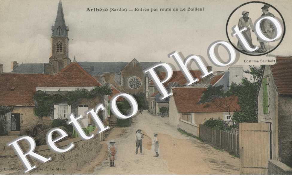 Entr par la route de le Bailleul