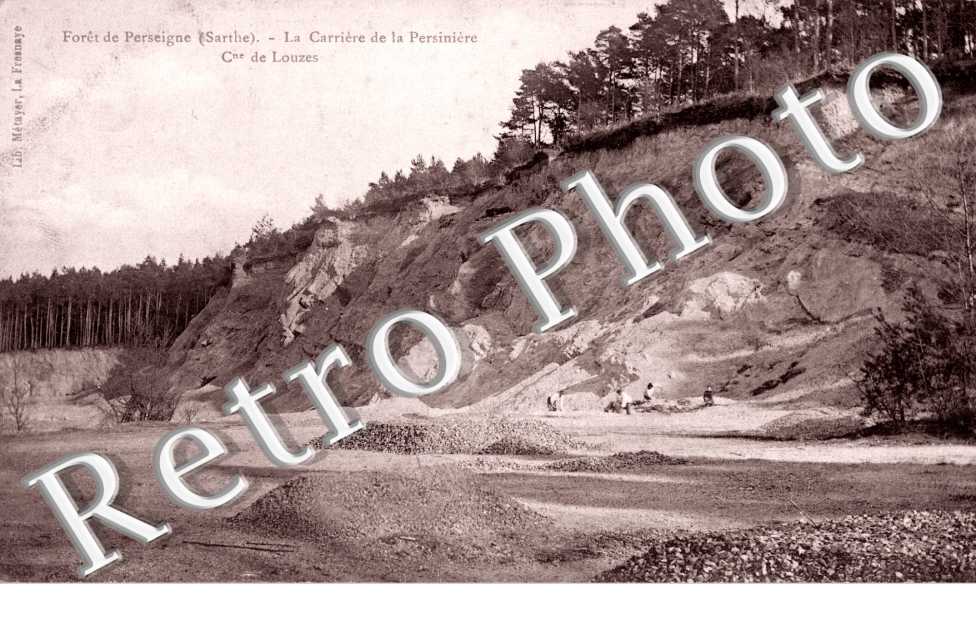 Forete de Perseigne La carriere de la Persiniere Cne de Louzes