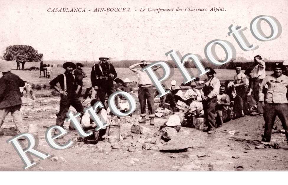 Ain Bougea - Le Campement des Chasseurs Alpins