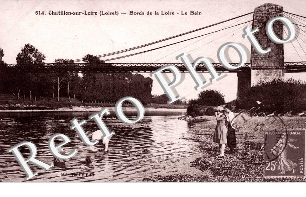 Bords de la Loire - le bain