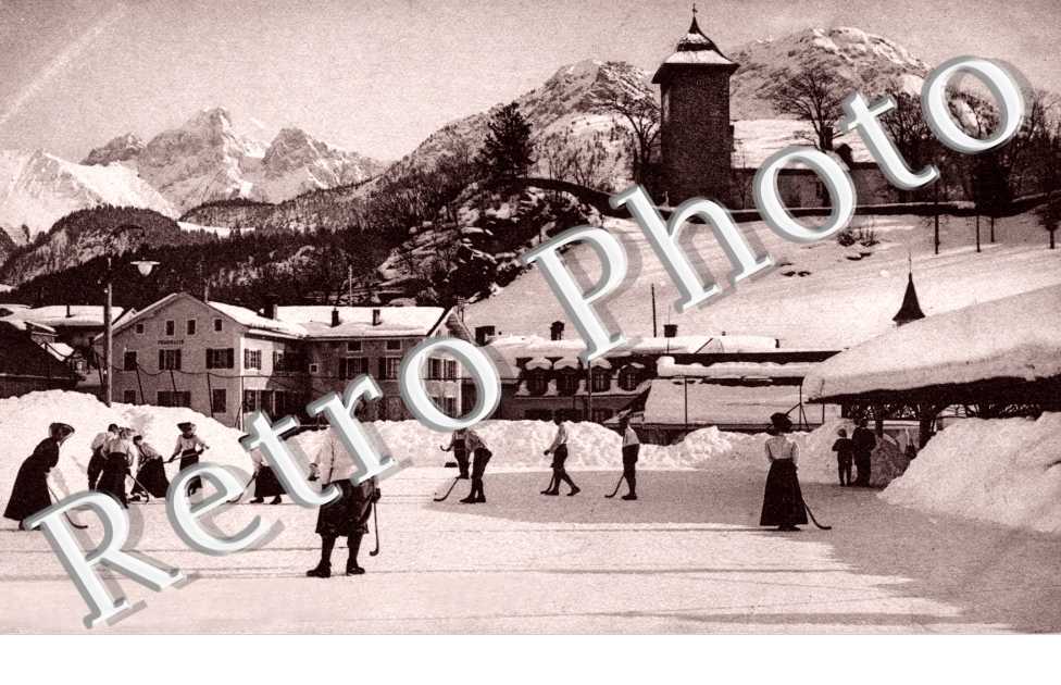 Patinage a Chateau d'Oex et la Gumfluh