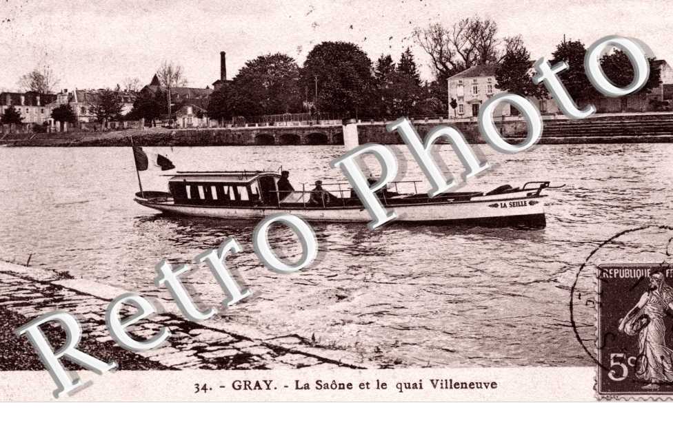 La Saone et le quai Villeneuve