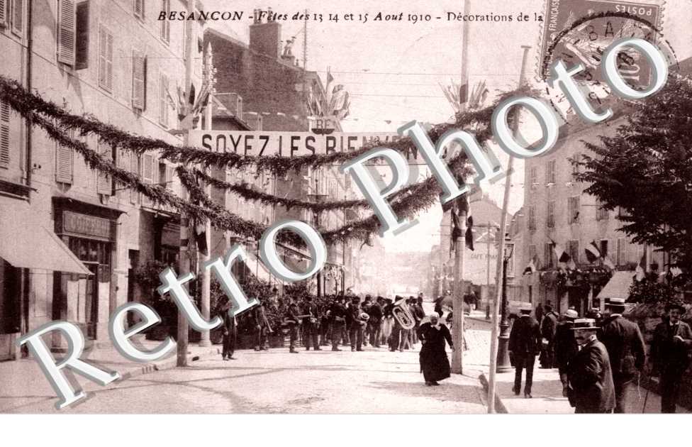 Fetes des 13, 14 et 15 Aout 1910 Decorations de la ?