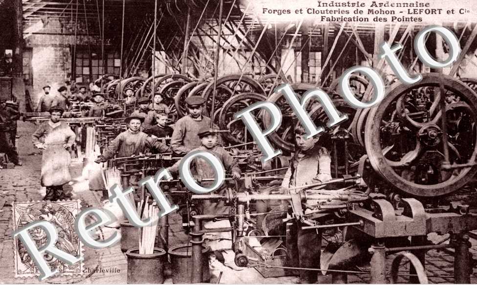 Forges et clouteries  Lefort et Cie  Fabrication des pointes