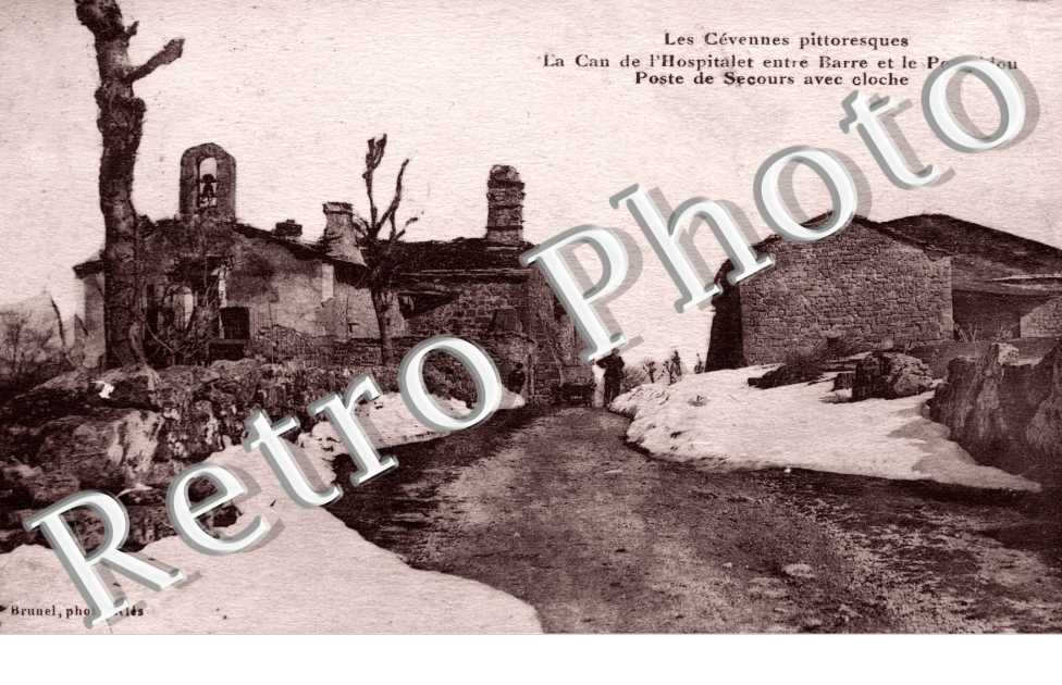 La can de l'Hospitalet Poste de secours avec cloche