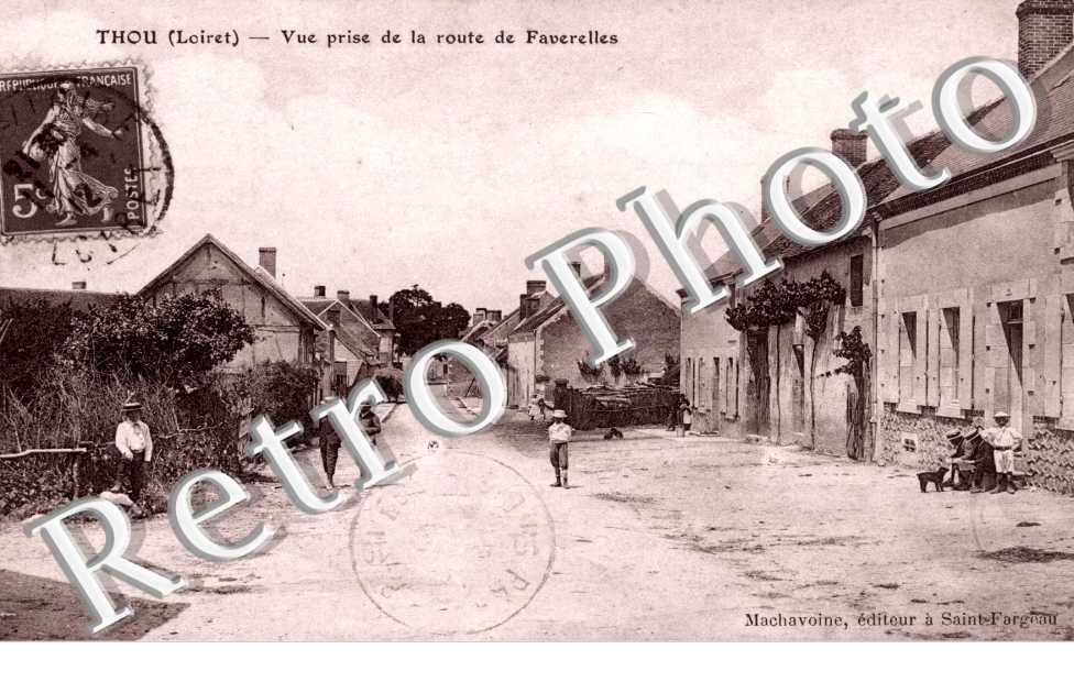 Vue prise de la Route de Faverelles