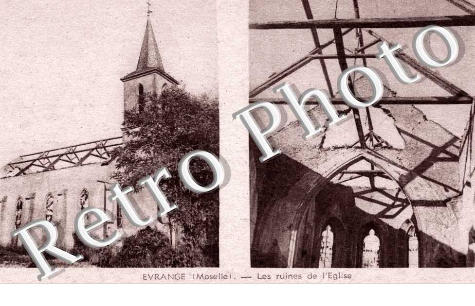 les ruines de l'eglise