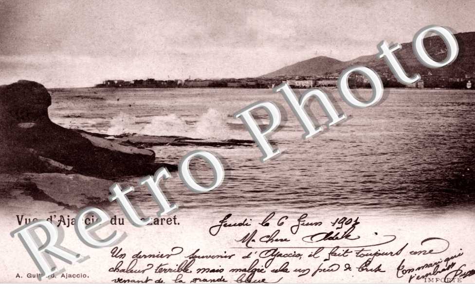 Vue d'Ajaccio du Lazaret