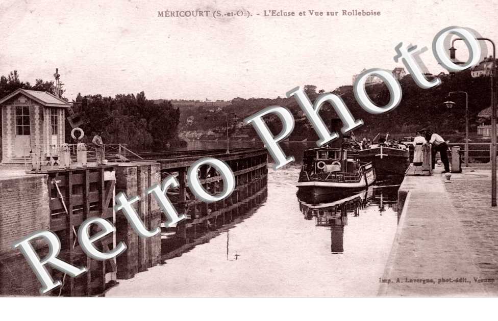 l'ecluse et vue sur Rolleboise