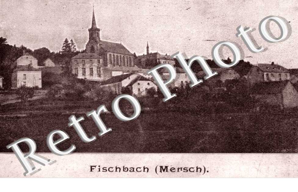 une vue du village Fischbach (Mersch)