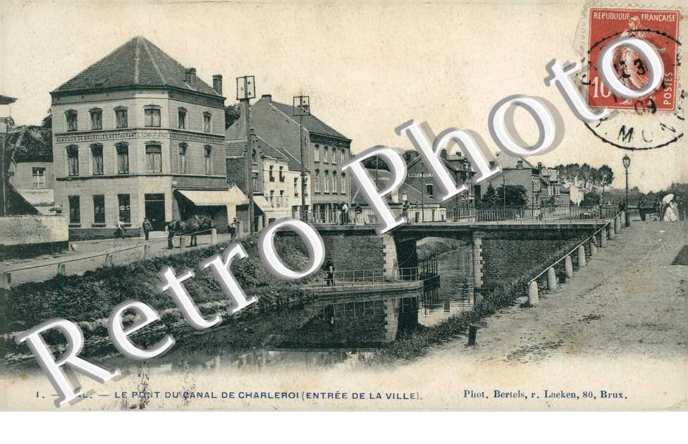 le pont du canal de Charleroi