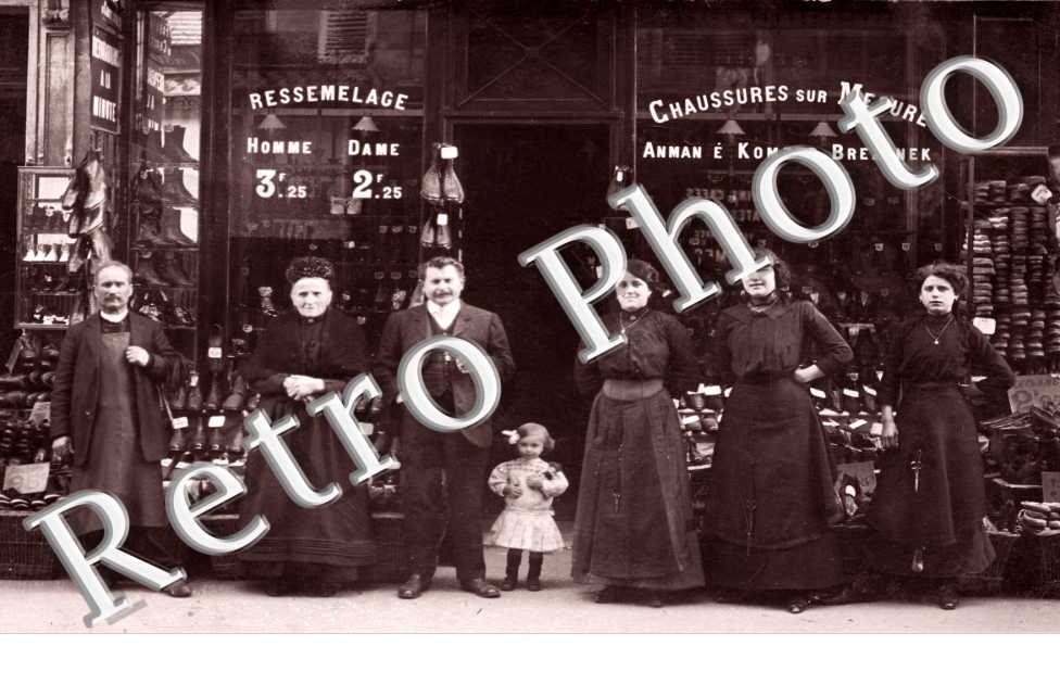 Devanture de magasin de cordonnerie
