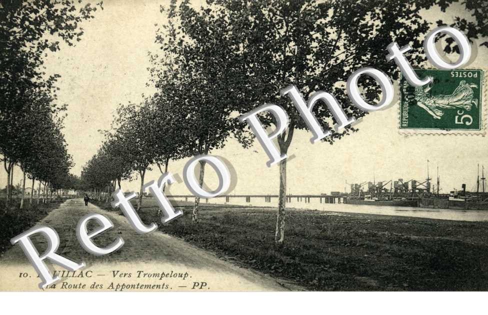 vers Trompeloup ( la route des Appontements)