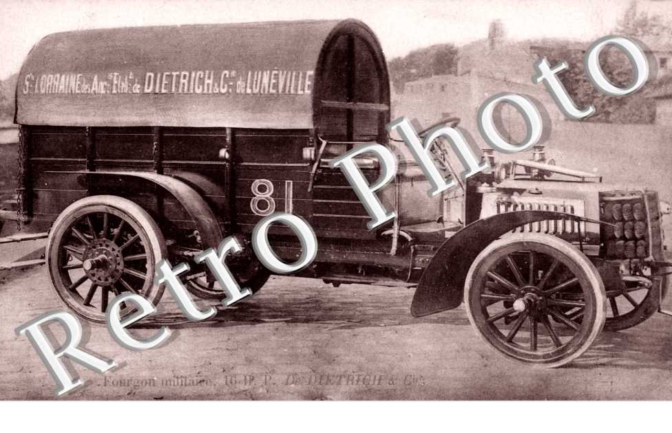 Fourgon militaire 16 H. P. de Dietrich et Cie