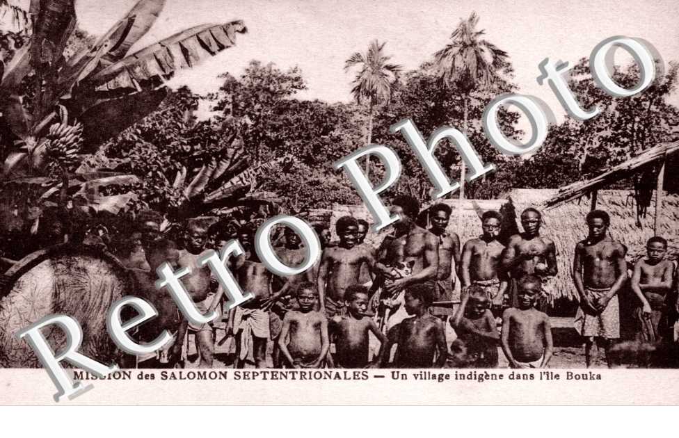 Un Village indigene dans l'Ile de Bouka