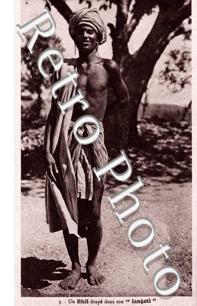 Un Bhil drape dans son langoti