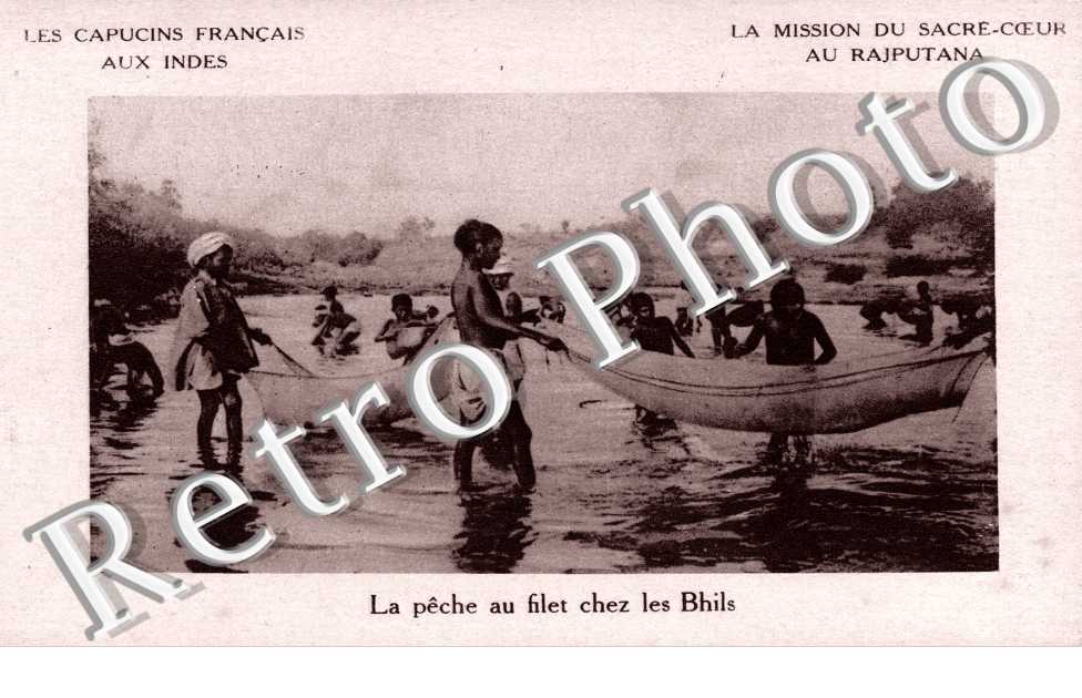 la  peches aux filets chez les Bhils