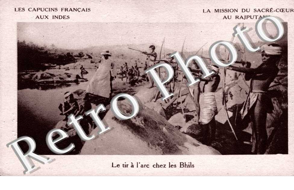 le tir a l'arc  chez les Bhils