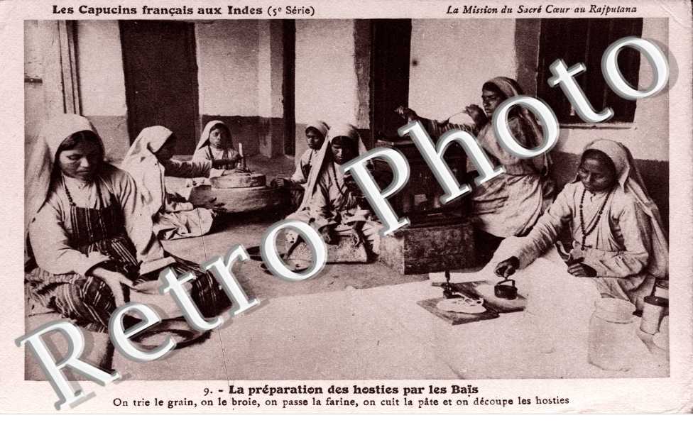la preparation des hosties par les Bais
