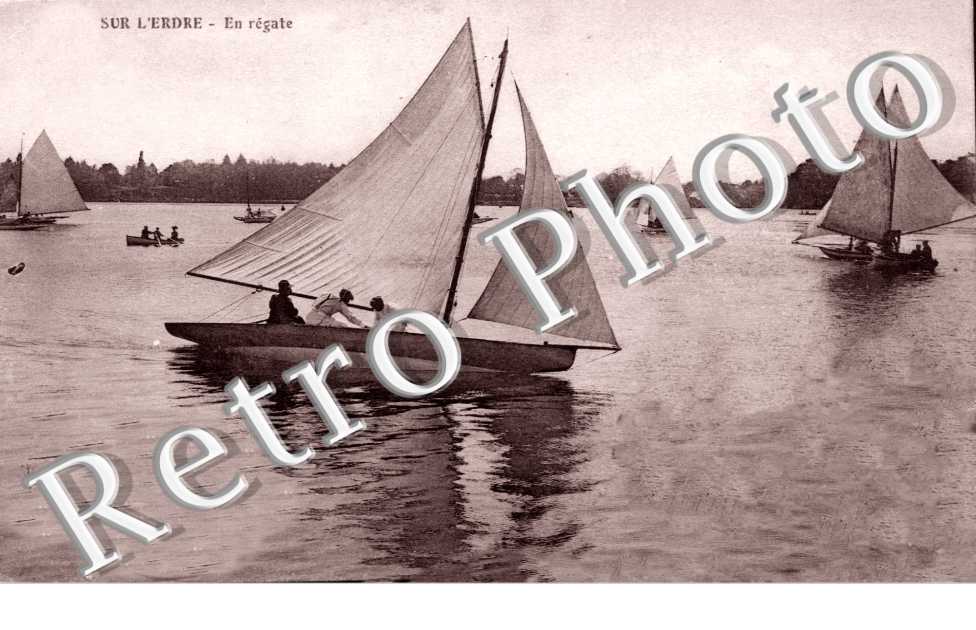 Sur l'Erdre  En regate