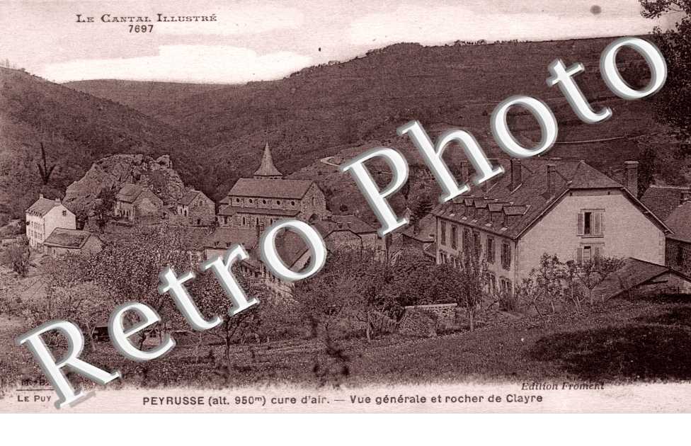 Vue generale et rocher de Clayre