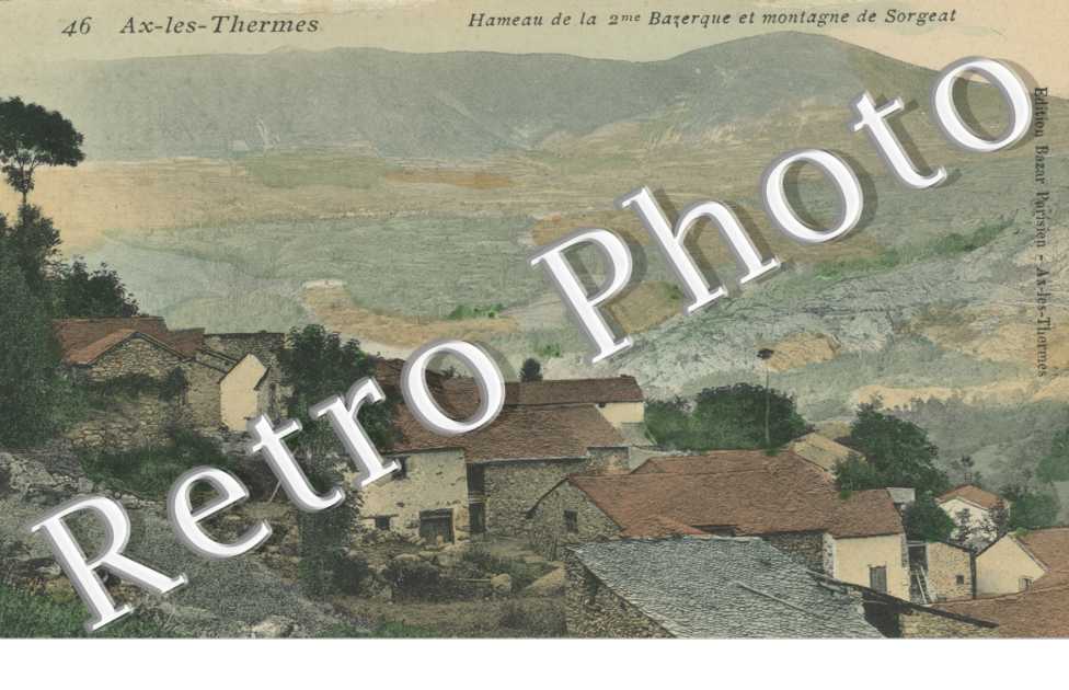 hameau de la 2eue Bazerque et montagne de Sorgeat