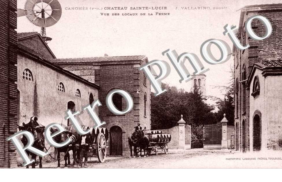 Chateau Sainte Lucie vue des locaux de la ferme